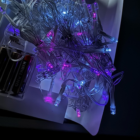 Curtain Lights, Cascading LED String Lights - Picture 5 of 5